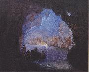 The Blue Grotto of Capri Heinrich Jakob Fried